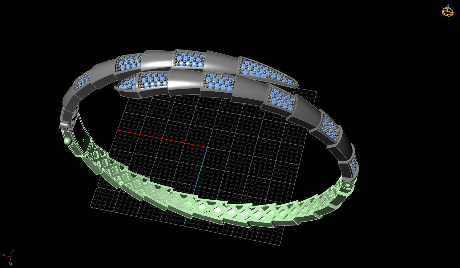 Snake Clamp 3D print model_5