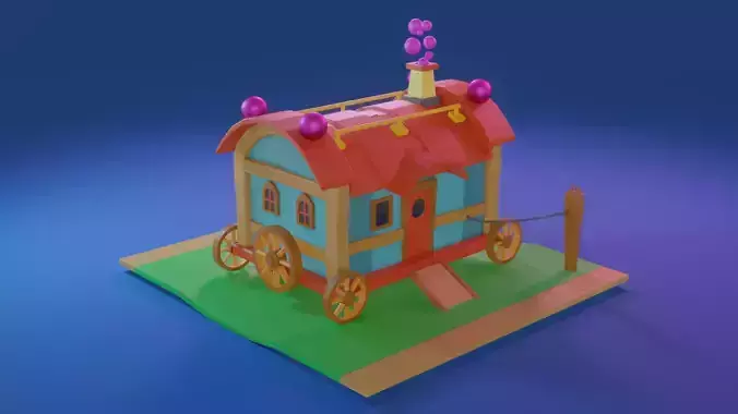 Low Poly Small House