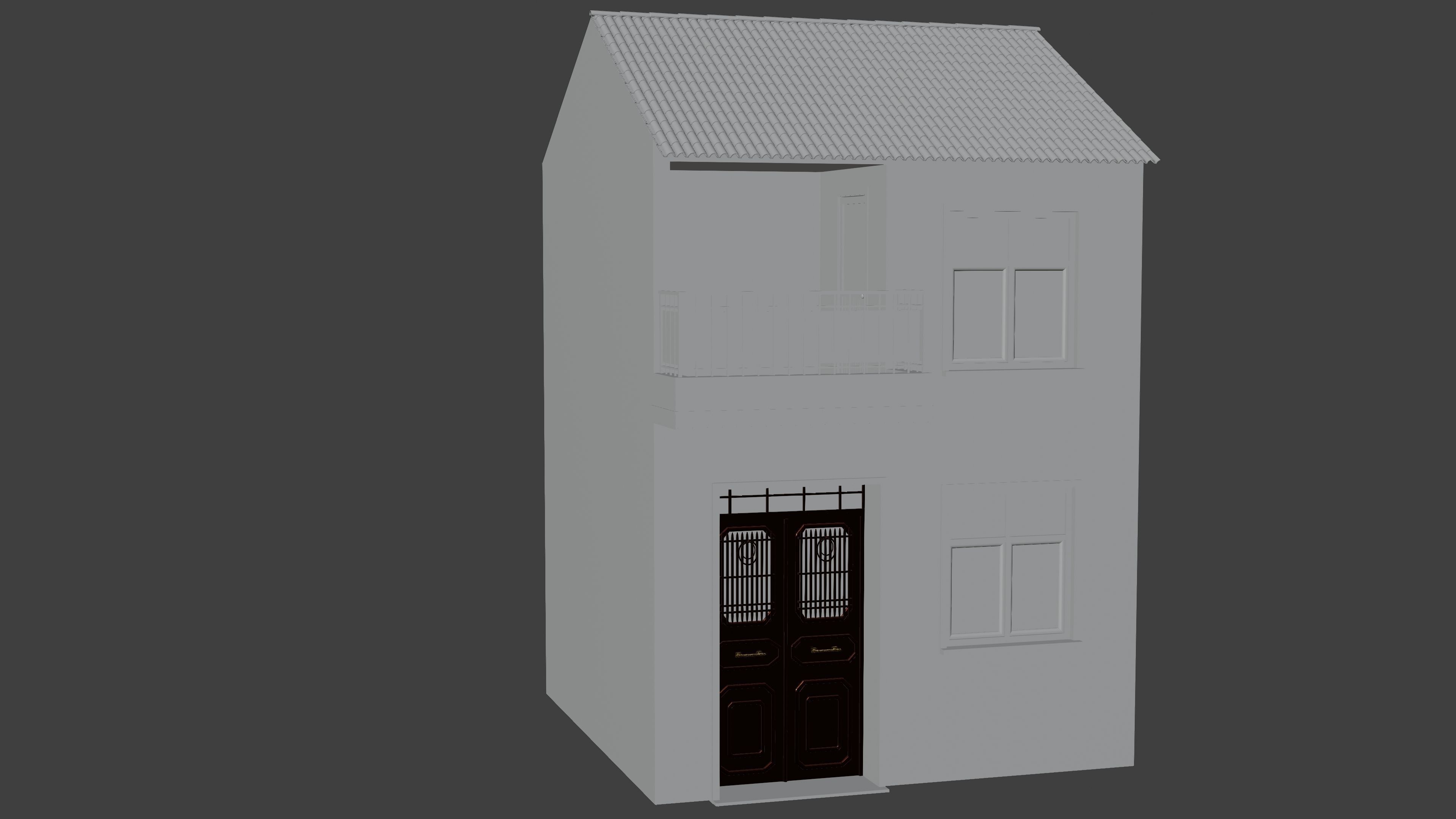 Red Dublex 3D model_1