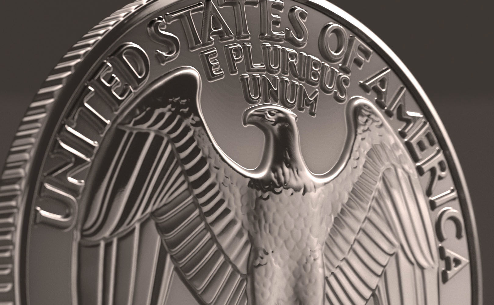 Quarter Dollar 3D model_11