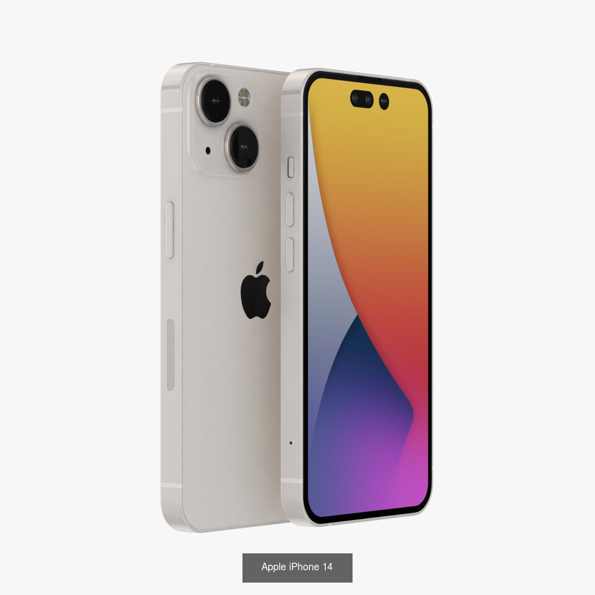 Apple iPhone 14 and 14  Pro  3D Model Collection_3