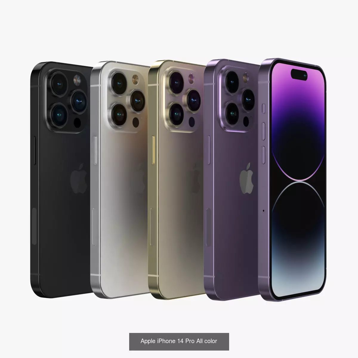 Apple iPhone 14 and 14  Pro  3D Model Collection_0