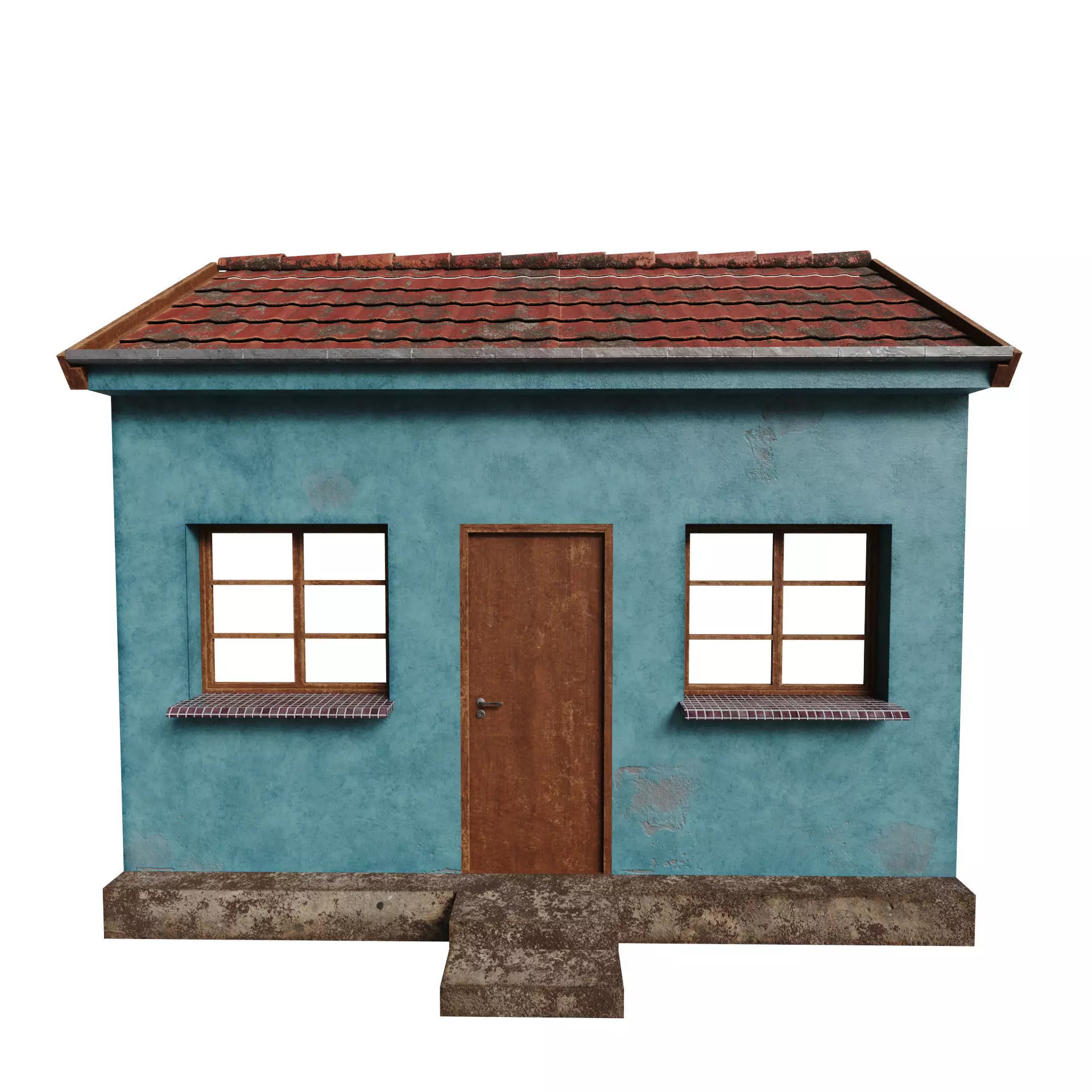 Old Simple Facade 3D model