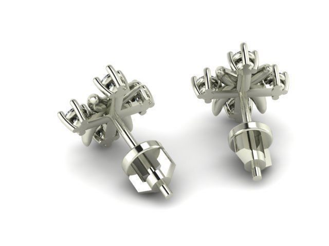 Earrings Tiffany  3D print model_3