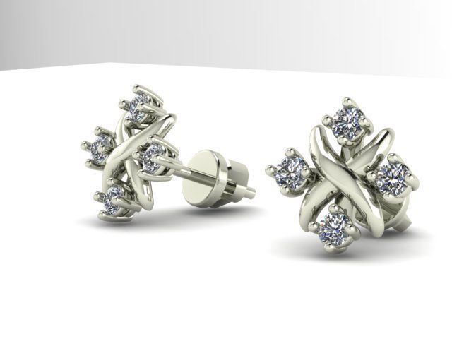 Earrings Tiffany  3D print model_1