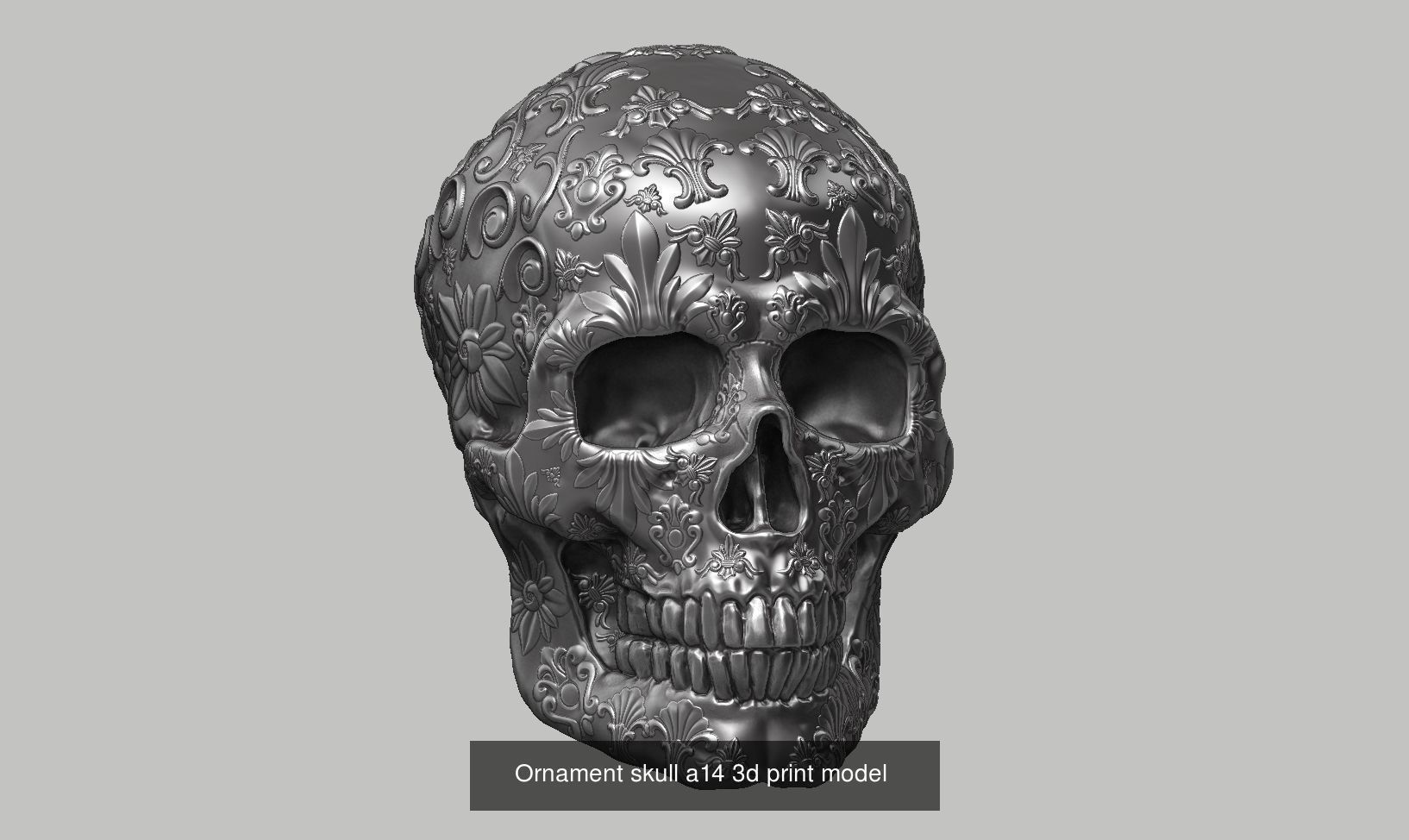 59 Skull ornament and robot design  3d print modelpackage 3D Model Collection_54