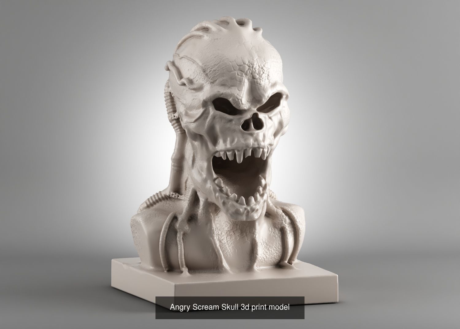 59 Skull ornament and robot design  3d print modelpackage 3D Model Collection_26