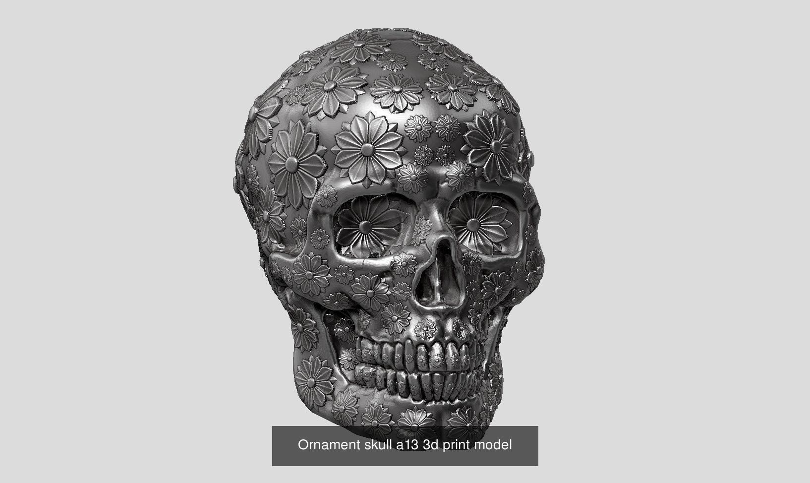 59 Skull ornament and robot design  3d print modelpackage 3D Model Collection_52