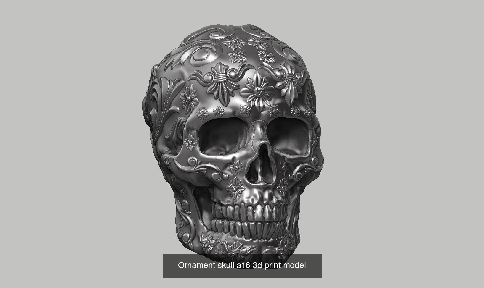 59 Skull ornament and robot design  3d print modelpackage 3D Model Collection_57