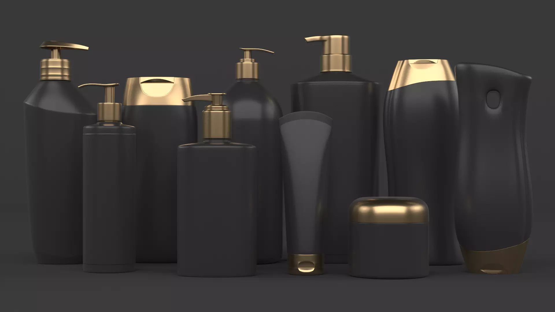 Plastic Bottles 3D model_0