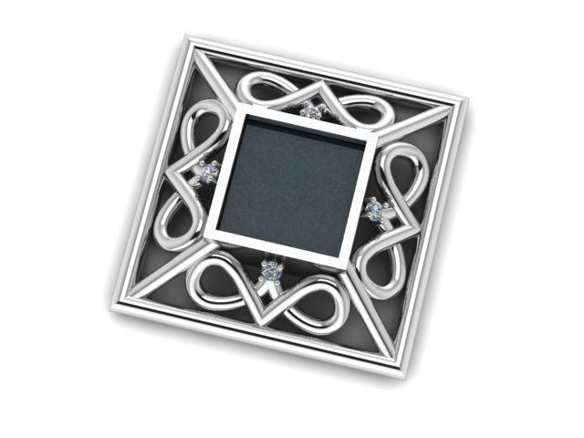 Earrings Pattern 3D print model_1