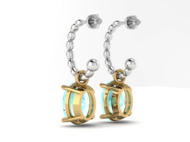 Earrings Pandora Cool Breeze 3D print model_2
