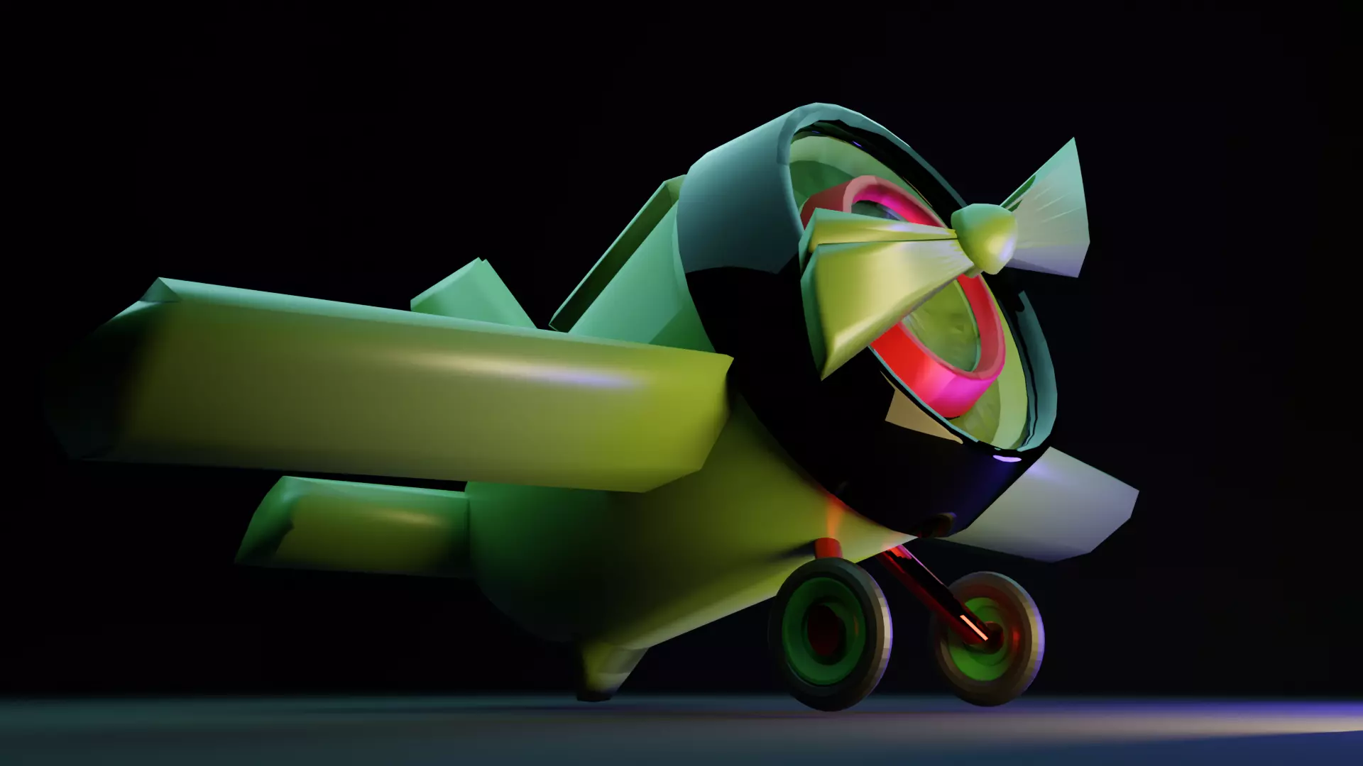 Aviaozinho toy airplane 3D print model_0