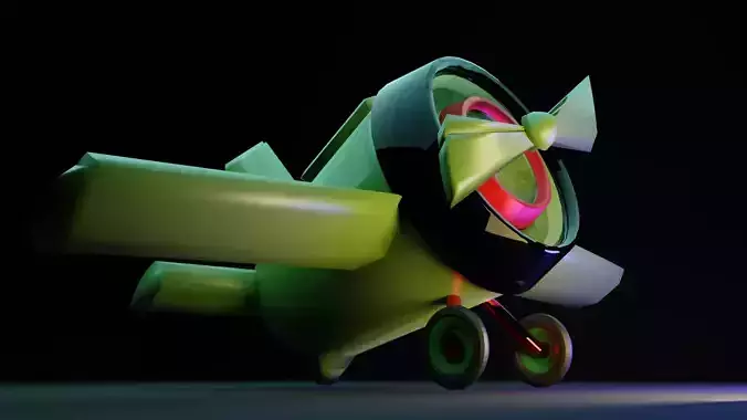 Aviaozinho toy airplane 3D print model