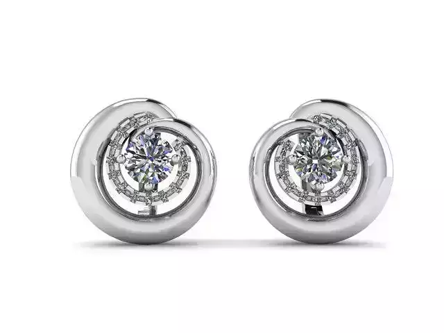 Earrings Diamond  3D print model