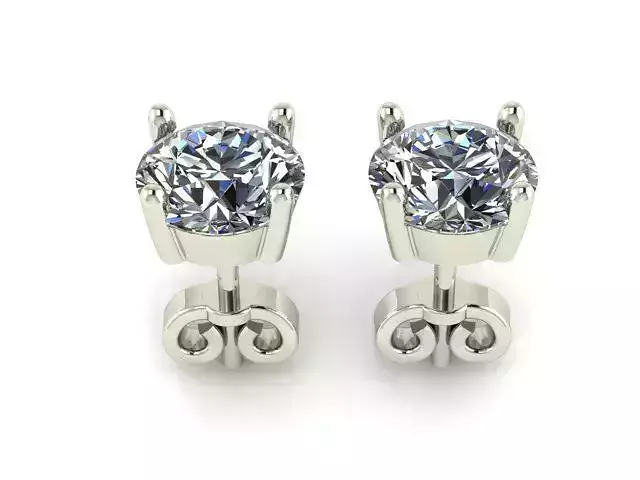 Earrings Diamond  3D print model