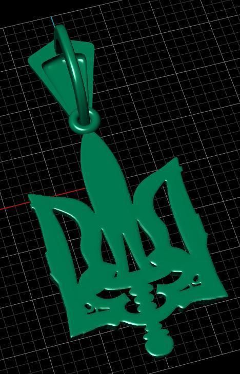 Ukrainian Trident 3D print model_11