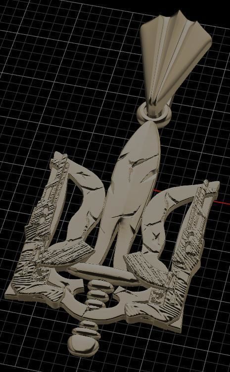 Ukrainian Trident 3D print model_7