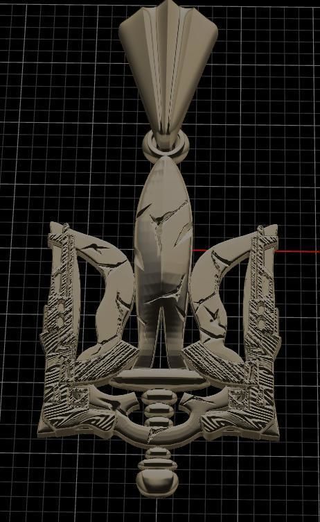 Ukrainian Trident 3D print model_8