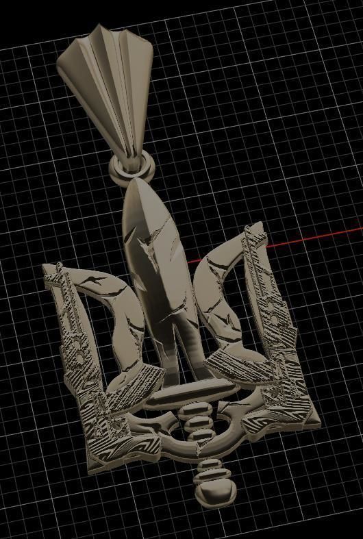 Ukrainian Trident 3D print model_10