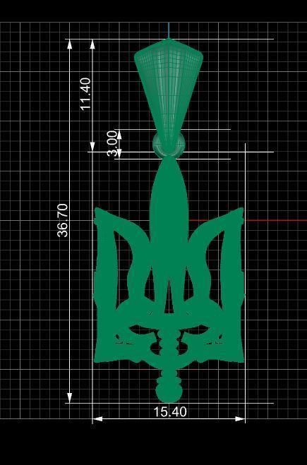 Ukrainian Trident 3D print model_16