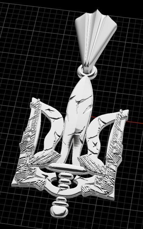 Ukrainian Trident 3D print model_5