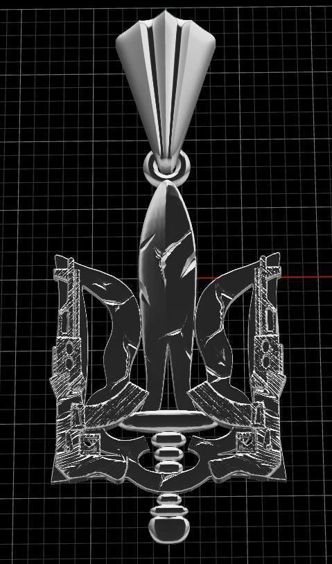 Ukrainian Trident 3D print model_4