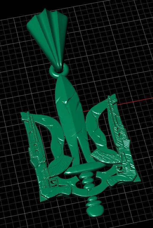 Ukrainian Trident 3D print model_13
