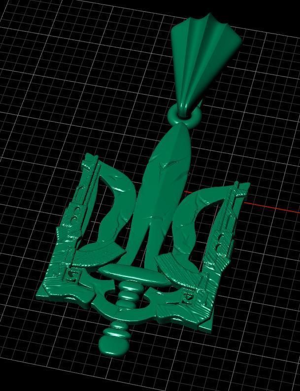 Ukrainian Trident 3D print model_14