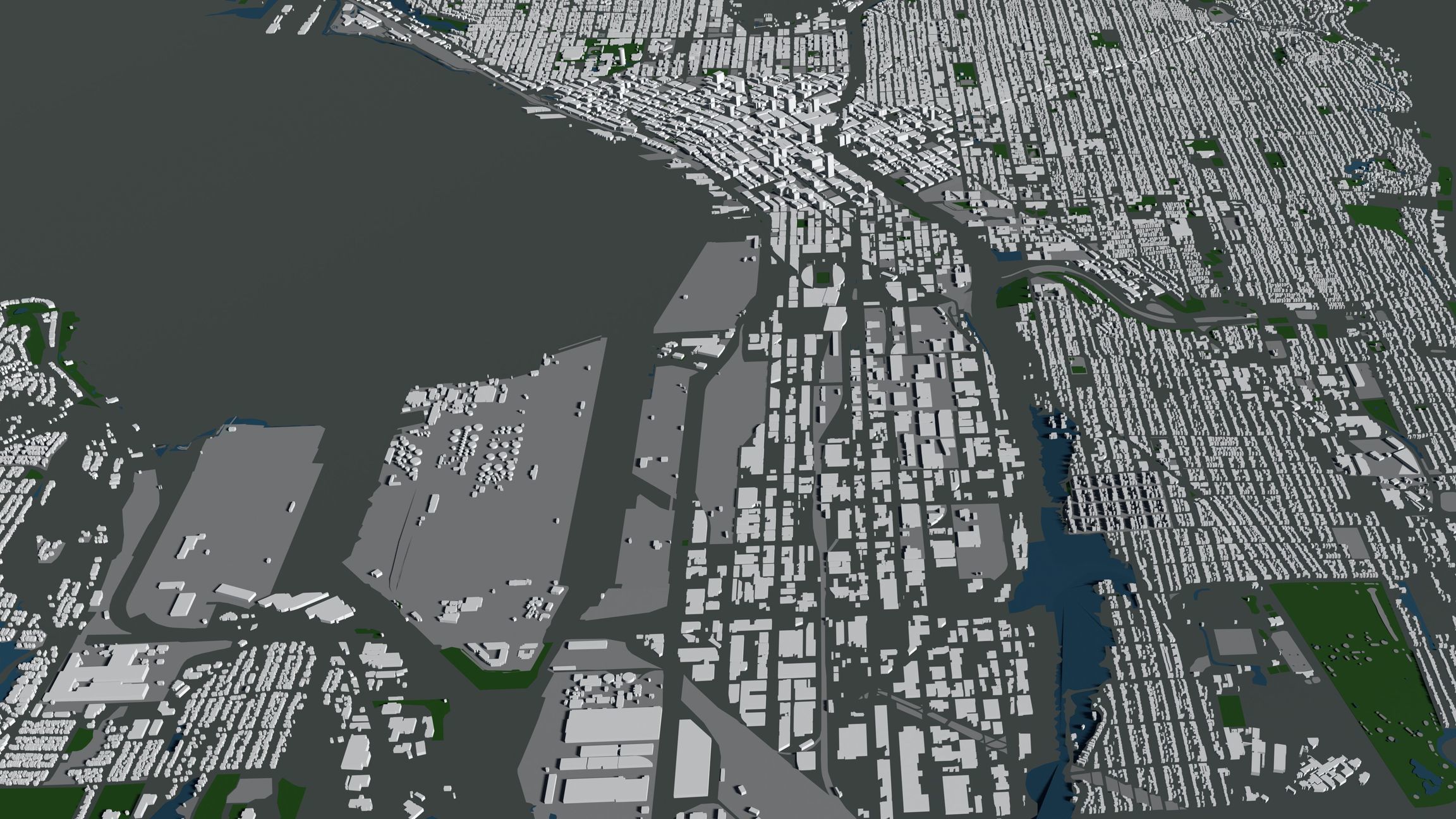 Seattle USA - mass buildings 3D model_2