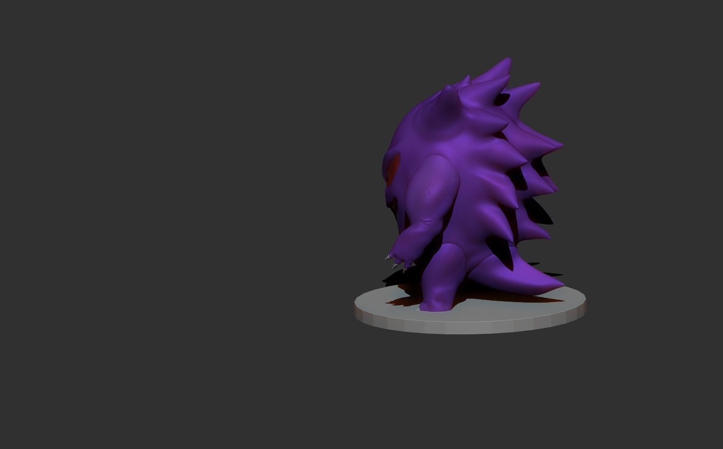 Gengar creature 3D print model_6