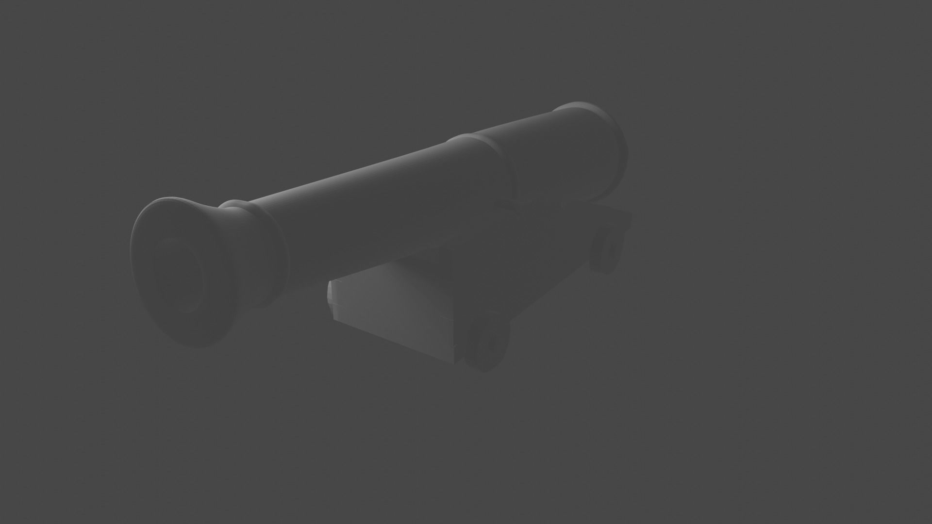 Ship gun Free 3D model_2