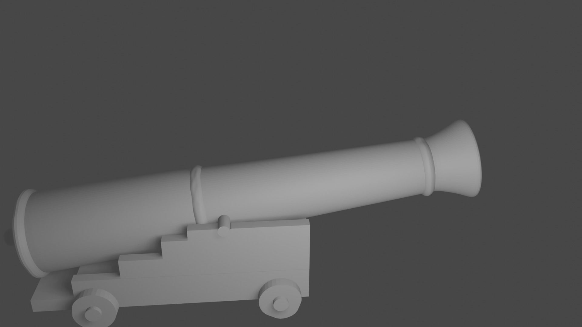Ship gun Free 3D model_3