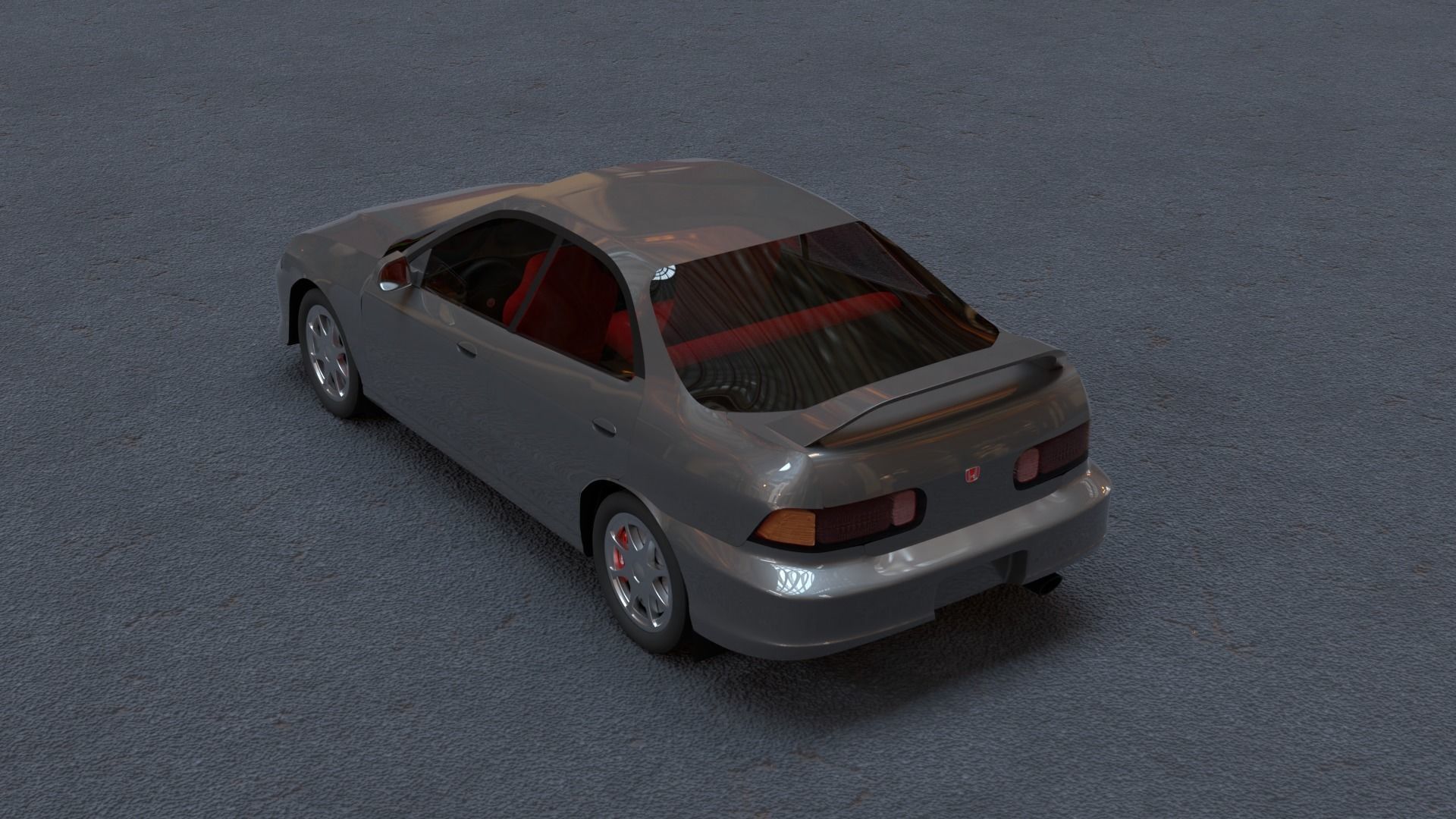 Honda Integra Type R 5-Door 1995 3D Model 3D model | CGTrader