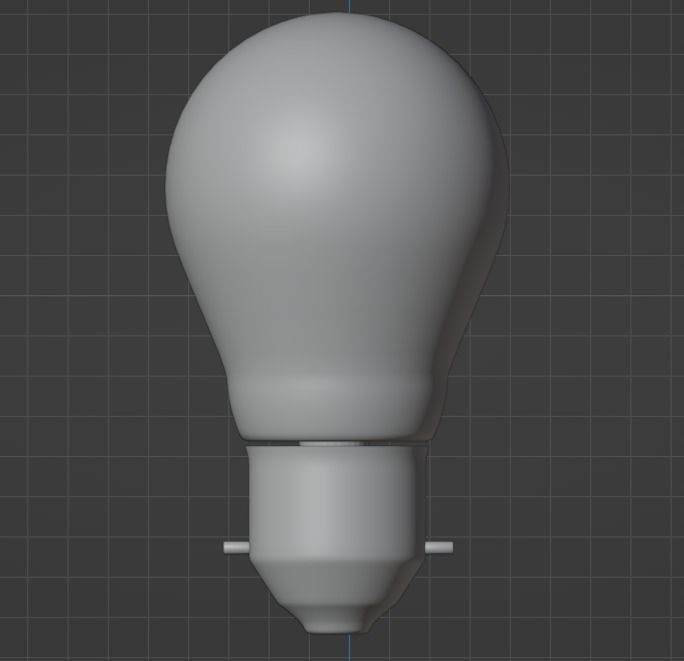 Color Temperature Changing Bulb -Blender 3D model_3