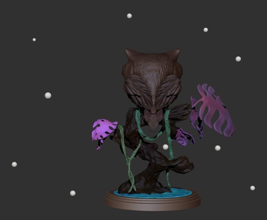 owl Lovely 3D print model_4