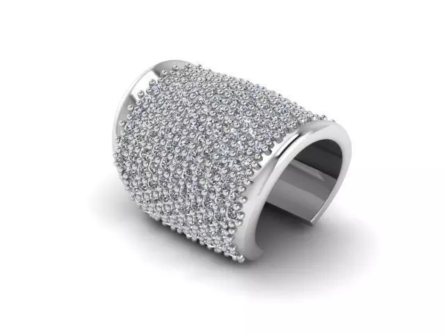 Earring Cuff 3D print model_0