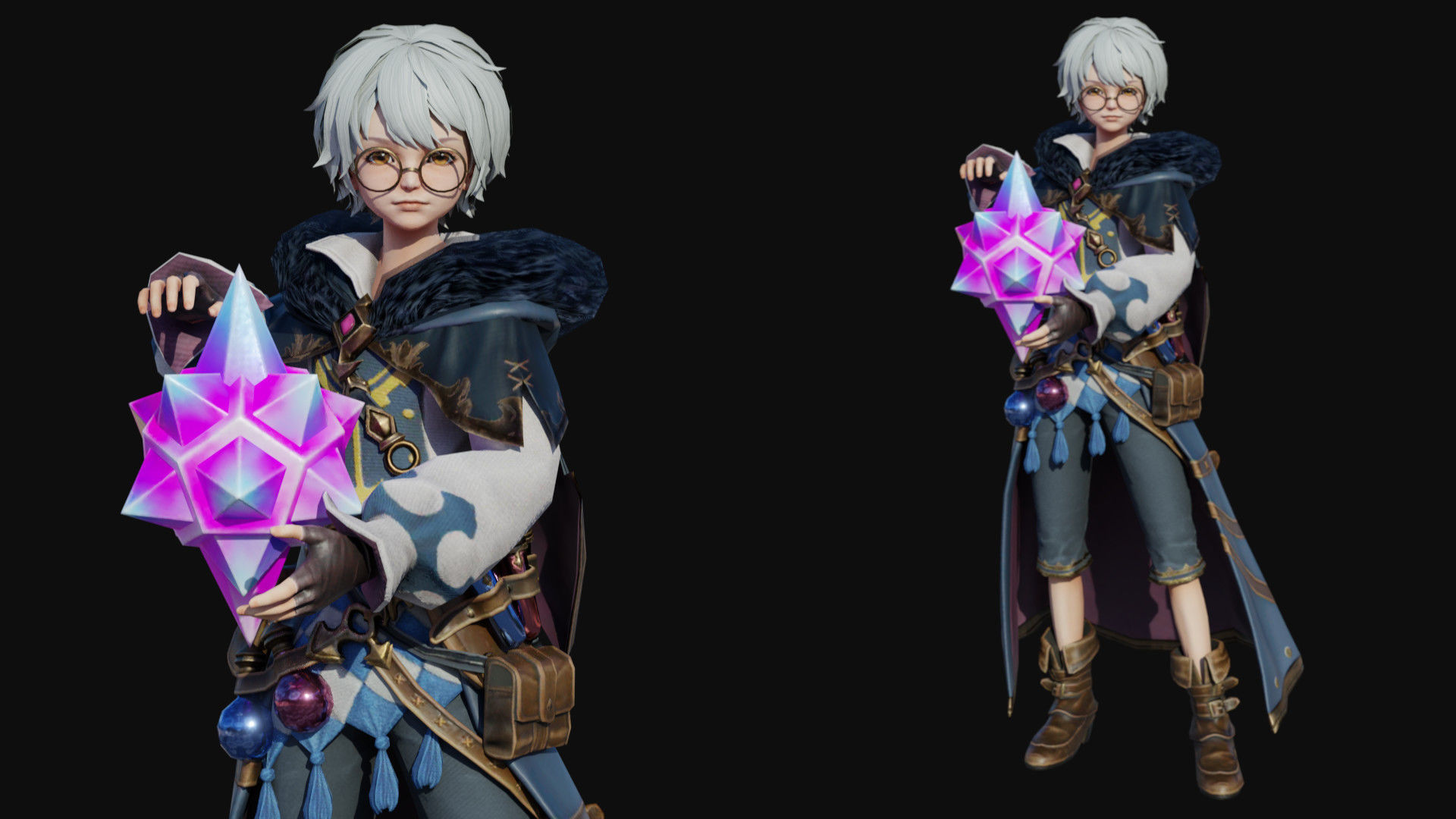 Min Man Low-poly 3D model_1