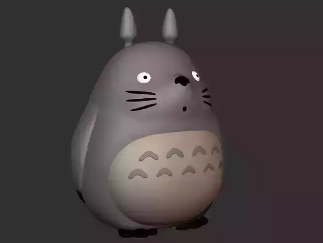 Totoro Christmas Tree Ornament 3D print model