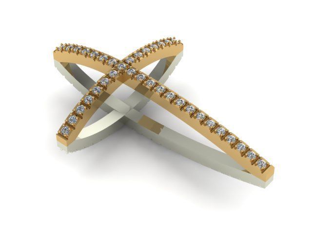 Cross Diamond  3D print model_1