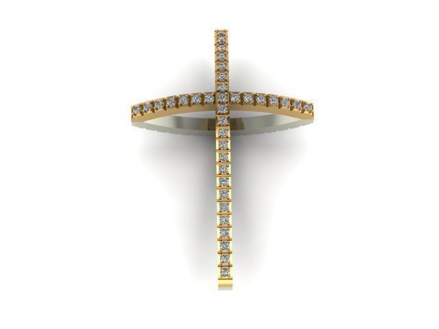 Cross Diamond  3D print model_2