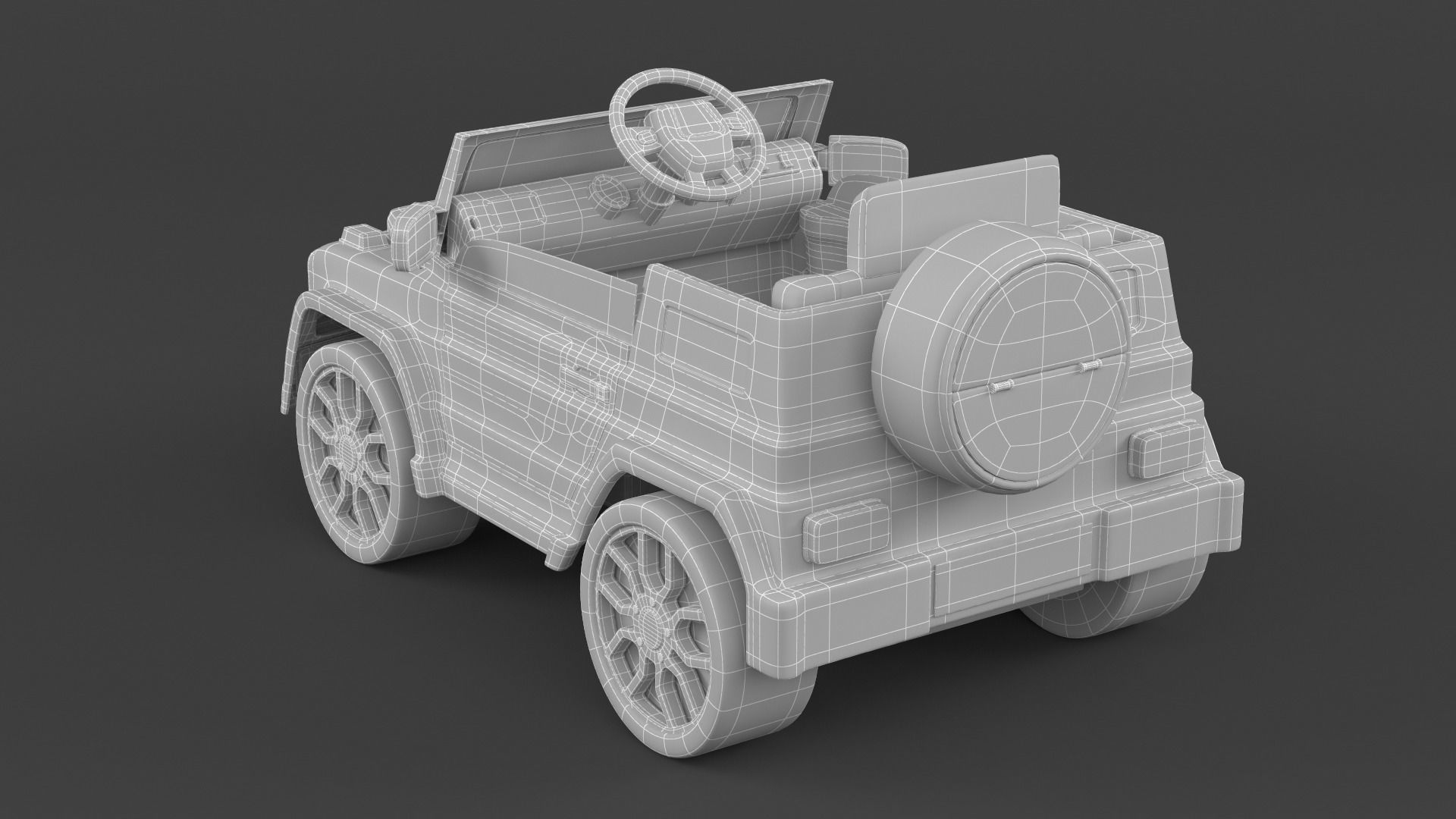 Baby Toy Cars 3D model_23