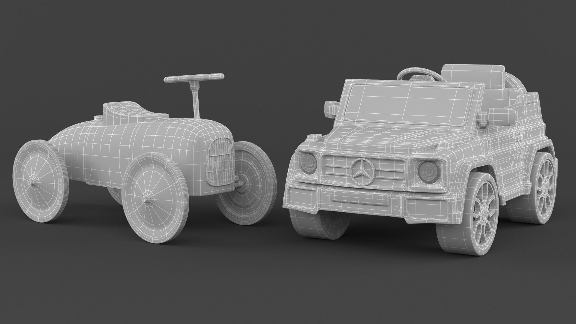 Baby Toy Cars 3D model_12