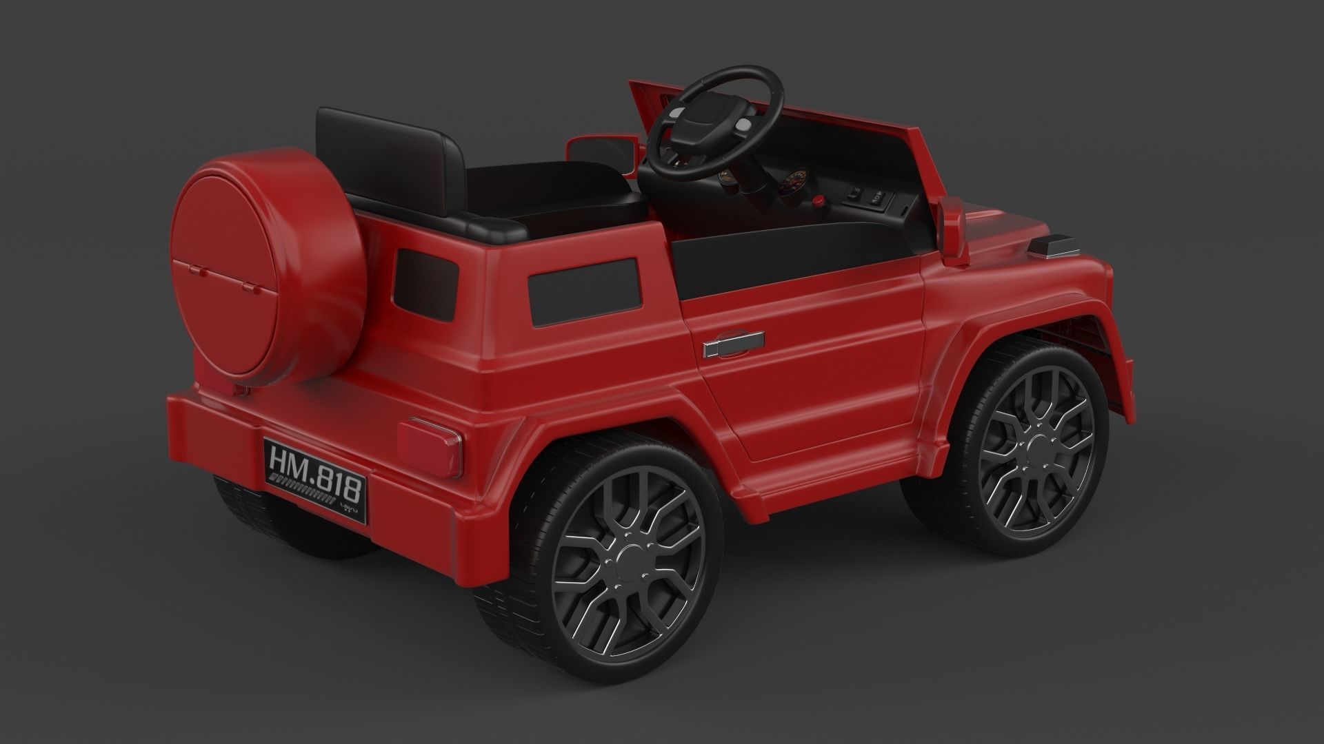 Baby Toy Cars 3D model_10