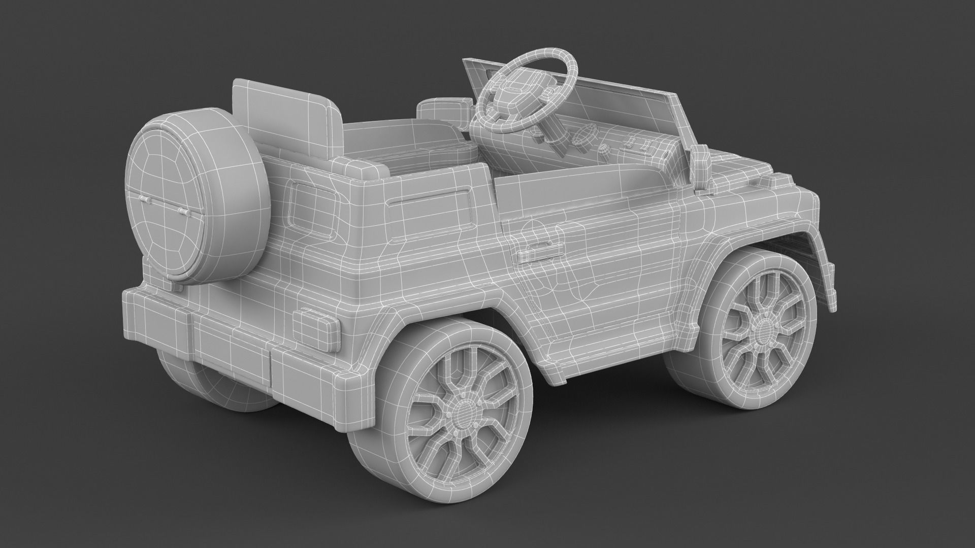 Baby Toy Cars 3D model_22