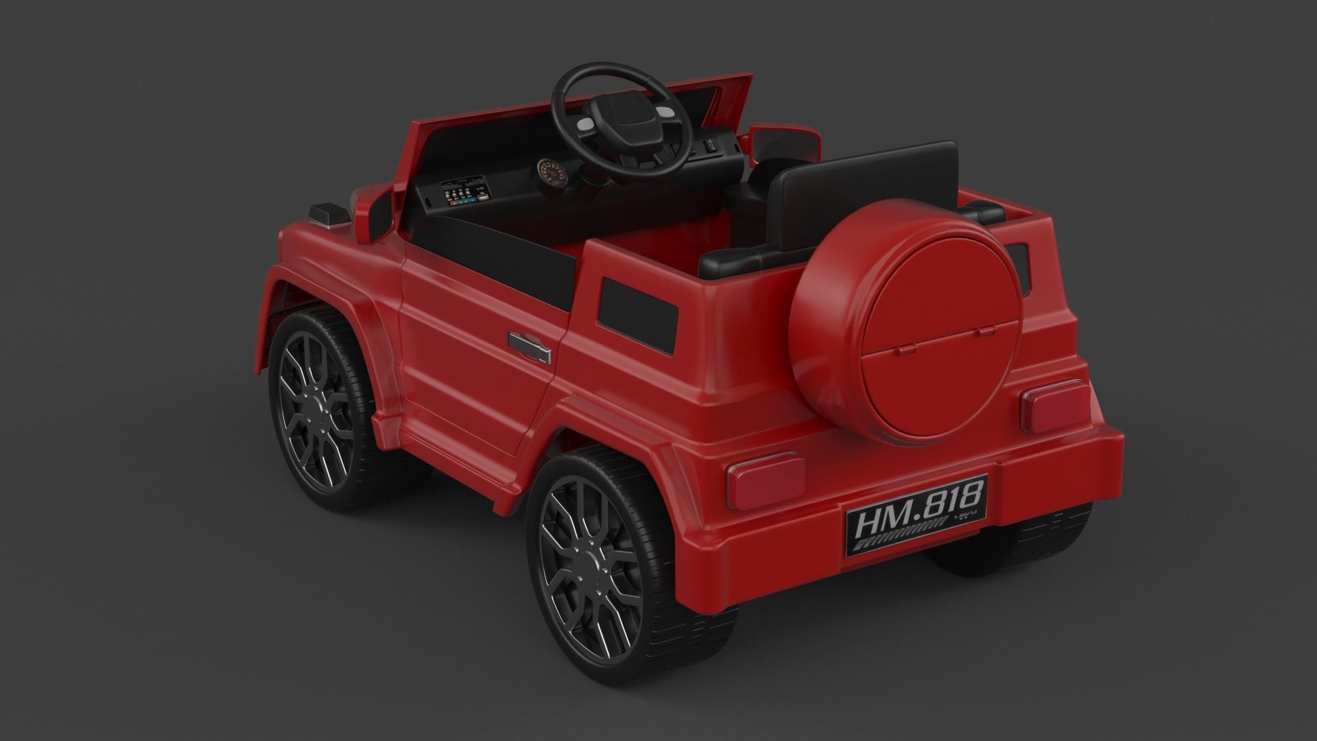Baby Toy Cars 3D model_11