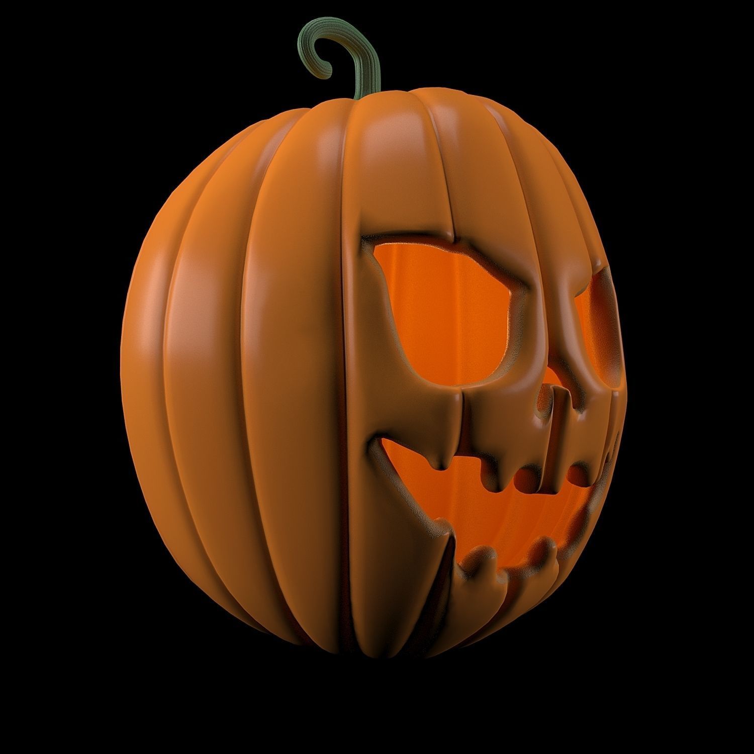 Pumpkins for Halloween 3D model_25