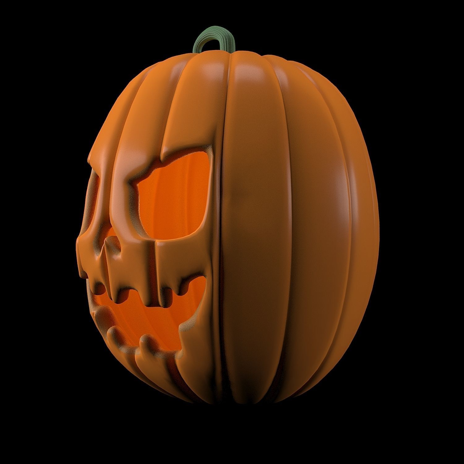 Pumpkins for Halloween 3D model_29