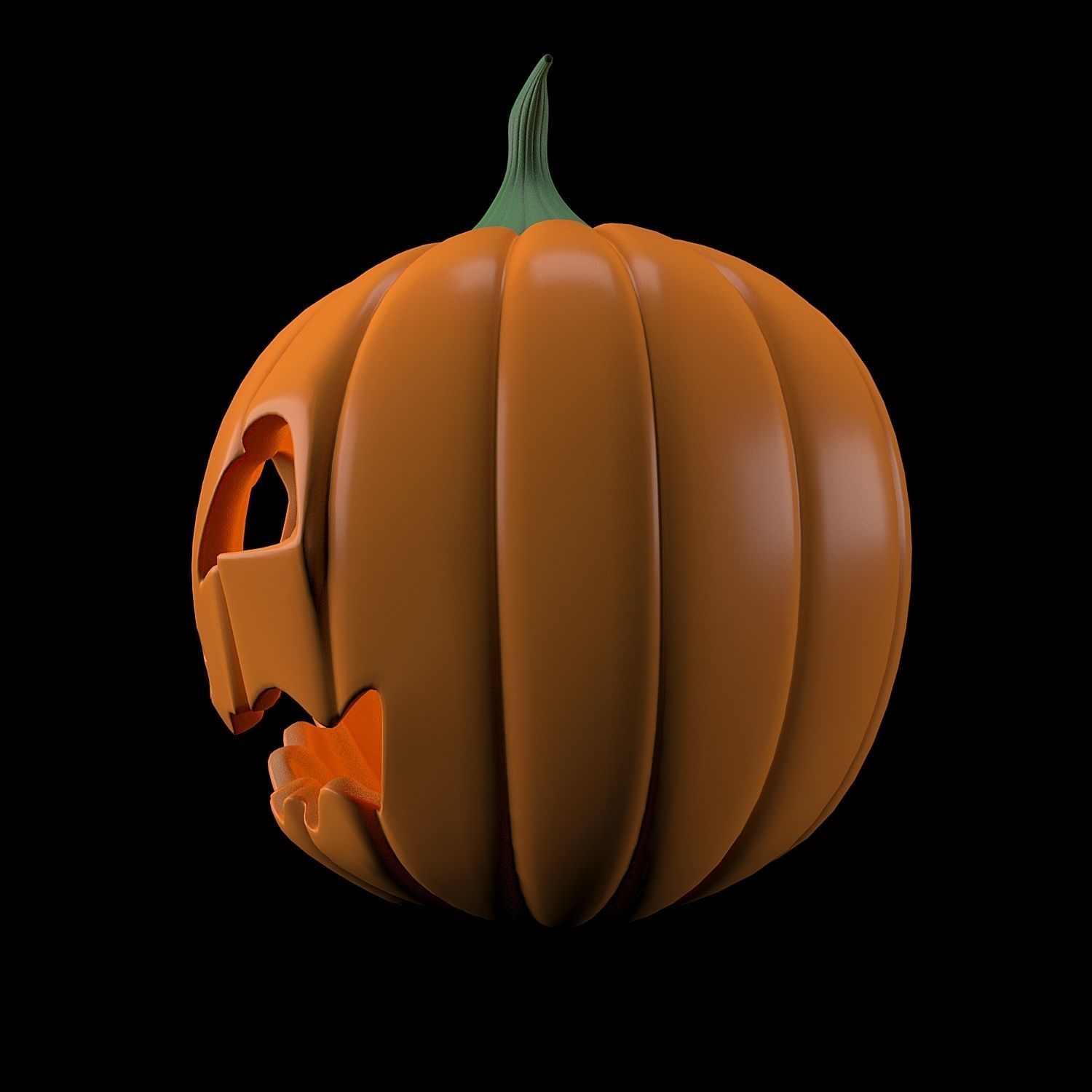 Pumpkins for Halloween 3D model_16