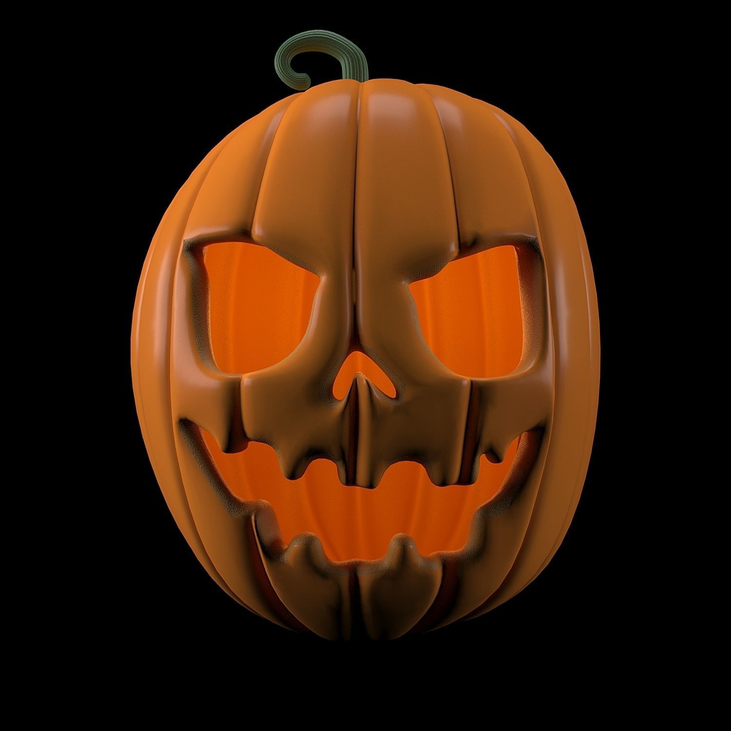 Pumpkins for Halloween 3D model_24